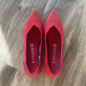 Rothy’s The Point Red Flats